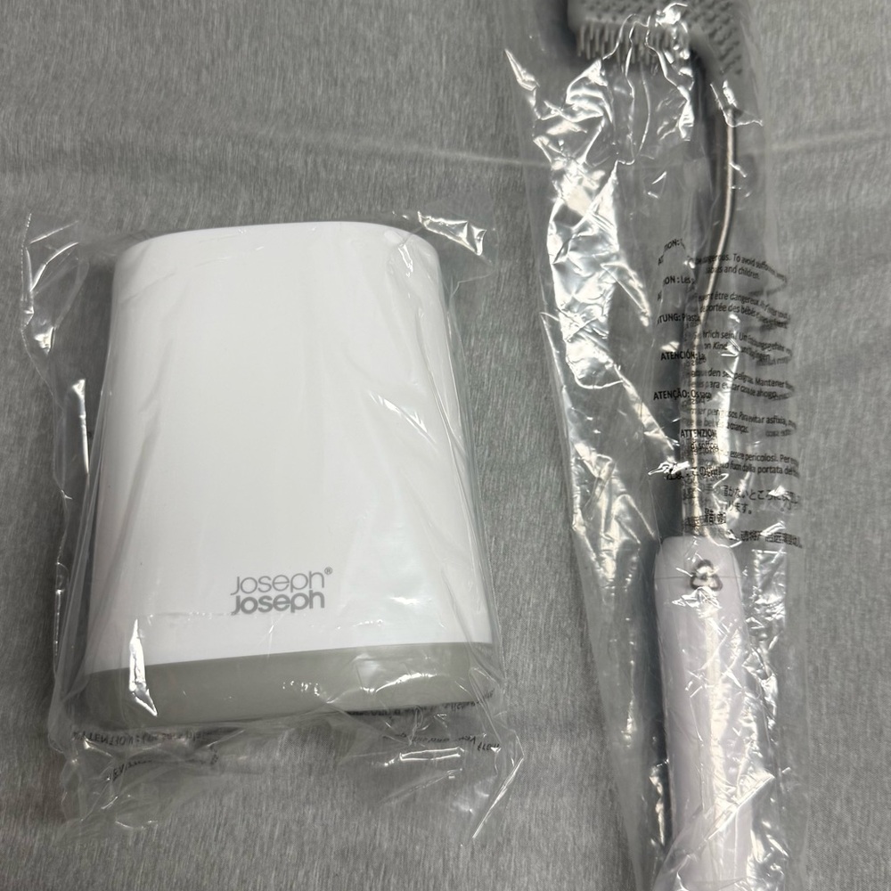 White Bathroom Toilet Brush